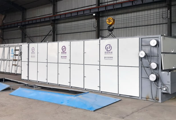 百信機械網(wǎng)帶式烘干機倉庫現(xiàn)場